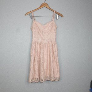 Talula Pink Lace Mini Dress sz 2